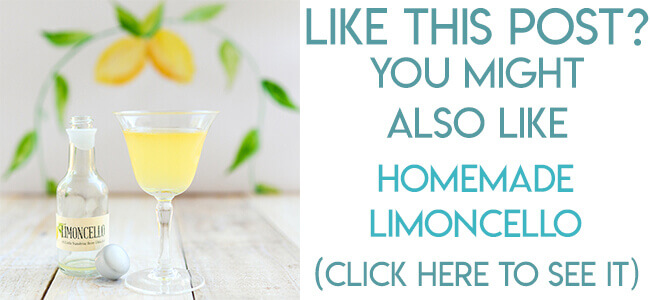 Navigational image leading reader to limoncello recipe