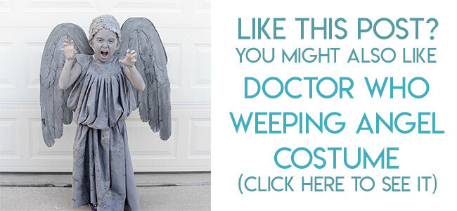 Navigational image leading reader to Doctor Who Weeping Angel costume.