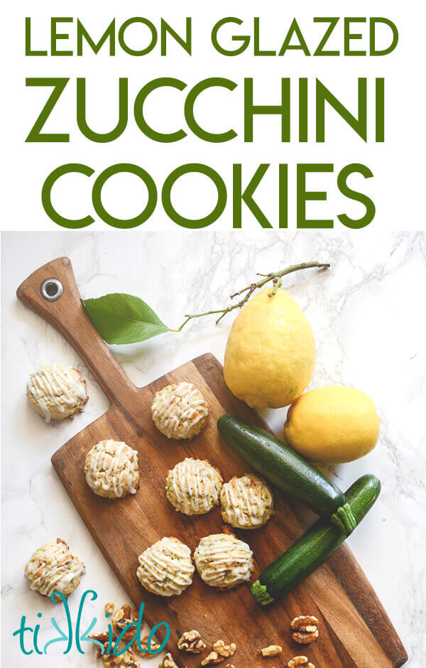 Use that summer zucchini to make these amazing soft zucchini cookies drizzled with lemon glaze.