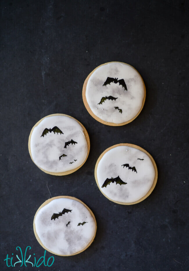 Full Moon Sugar Cookies for Halloween