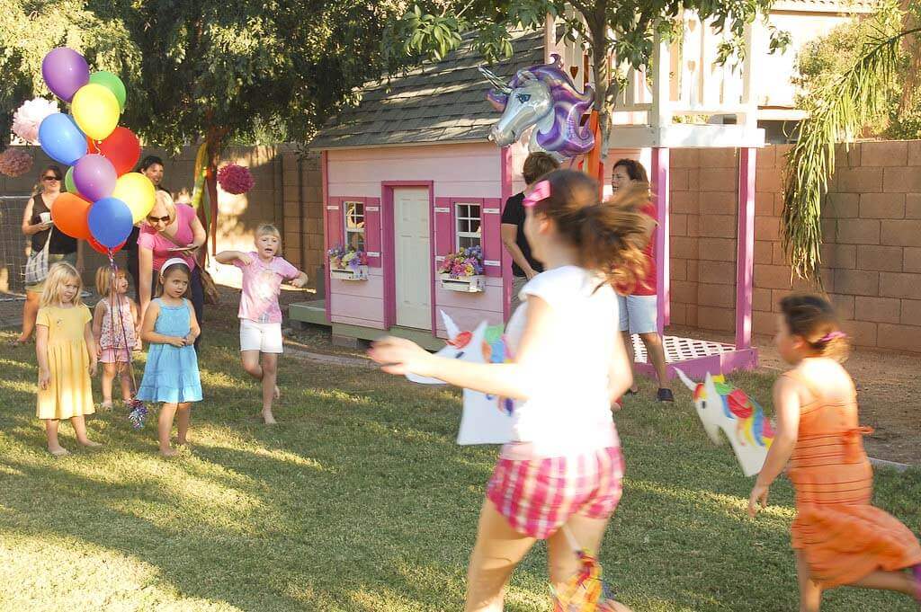 Rainbow Unicorn birthday party party games