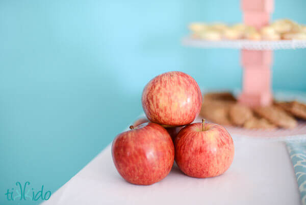 Apples at the A is for Addalyn First Birthday Brunch