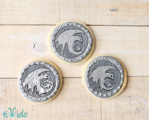 Viking Shield Cookies from How to Train your Dragon.