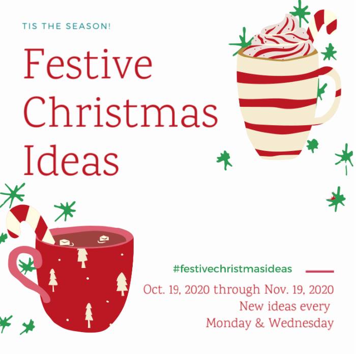Festive Christmas Ideas Blog Hop graphic.
