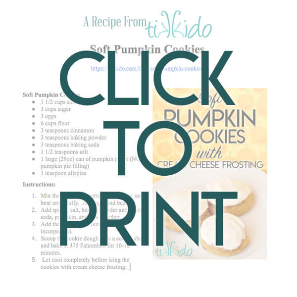 Navigational image leading reader to printable, one page pdf version of the soft pumpkin cookies recipe