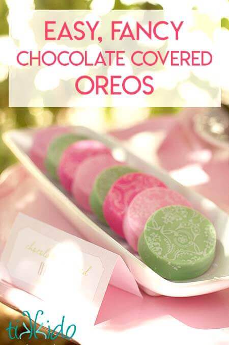 How to make chocolate covered oreos with mold recipe - A Sparkle of Genius