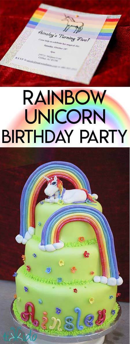 Unicorn pinata, rainbow birthday party, princess and unicorns birthday  party