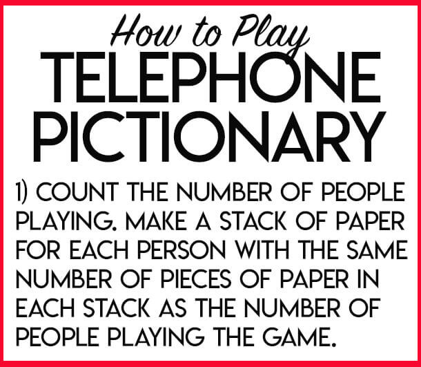 How to Play Telephone Pictionary - Step by Step Rules and Guides