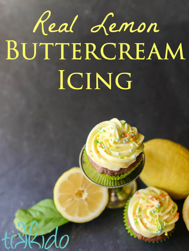 Lemon Buttercream Frosting - My Cake School