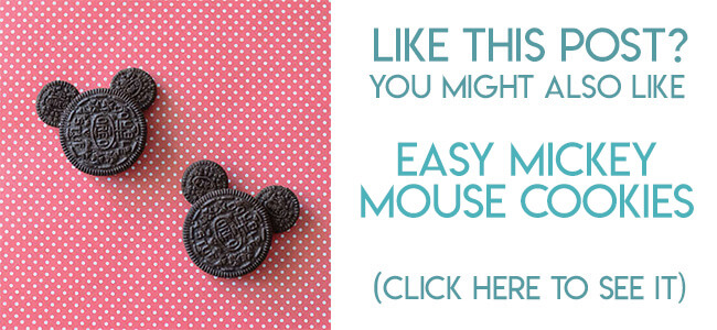 Navigational image leading reader to Easy Oreo Mickey Mouse Cookies.