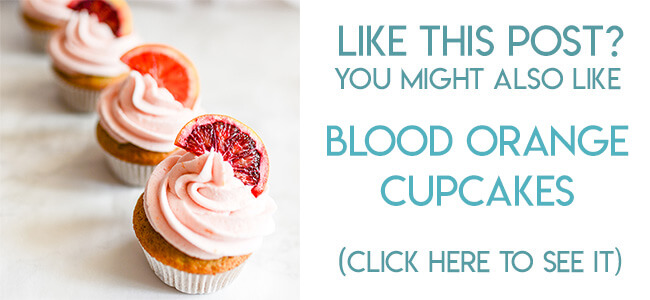 navigational image leading reader to blood orange cupcakes recipe