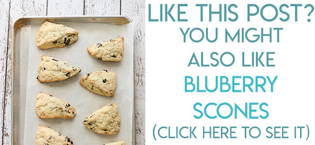 Navigational image leading reader to blueberry scone recipe