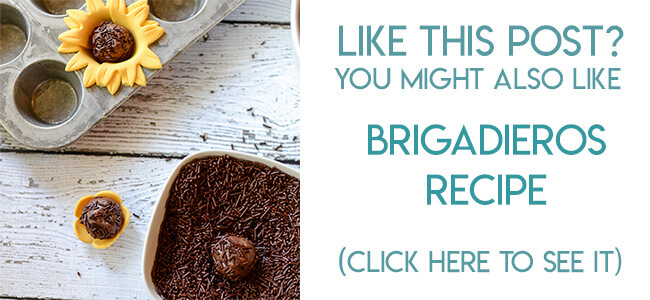 Navigational image leading reader to brigadieros candy recipe.