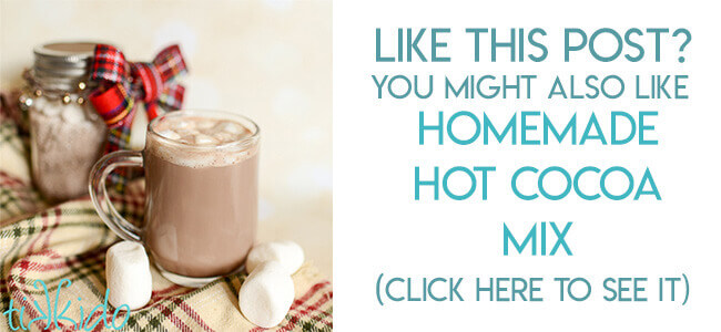 navigational image leading reader to homemade hot chocolate mix recipe