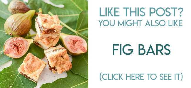 Navigational image leading reader to easy fig bar cookies recipe.
