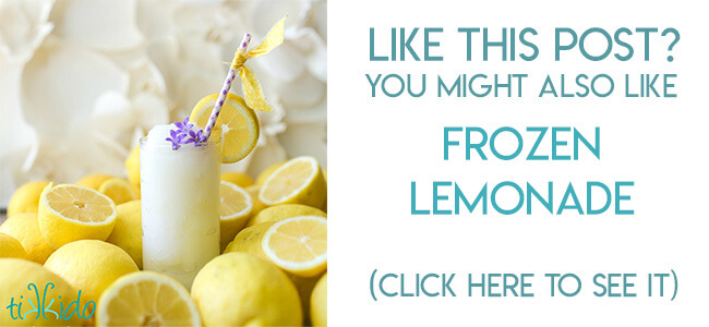 Navigational image leading reader to frozen lemonade recipe.