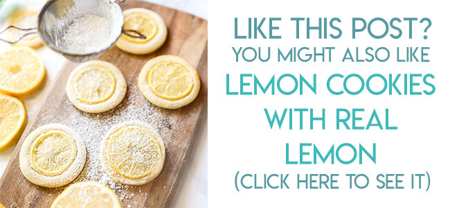 Navigational image leading reader to lemon cookies recipe.