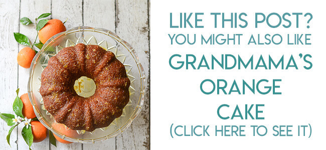 Navigational image leading reader to orange bundt cake recipe