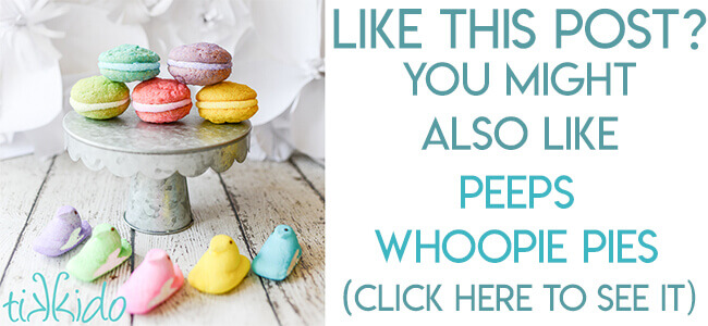 Navigational image pointing reader to Peeps Whoopie Pies post