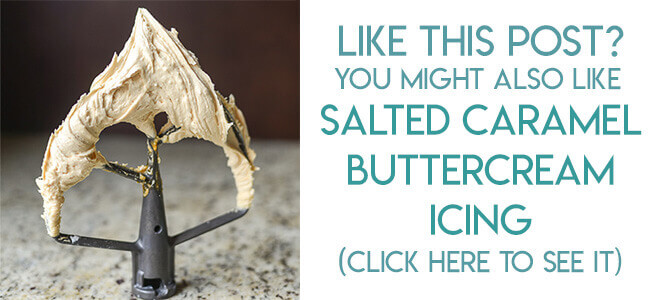 Navigational image leading reader to salted caramel buttercream icing recipe