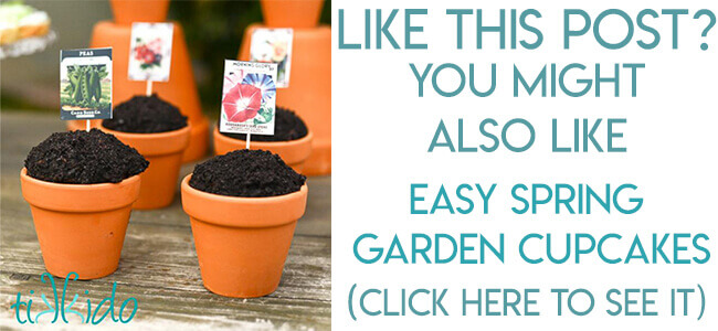 Navigational image pointing to easy spring garden cupcakes tutorial