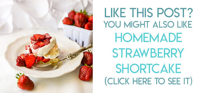Navigational image leading reader to Strawberry shortcake recipe