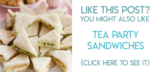 15 Tea Party Sandwiches You Might Like
