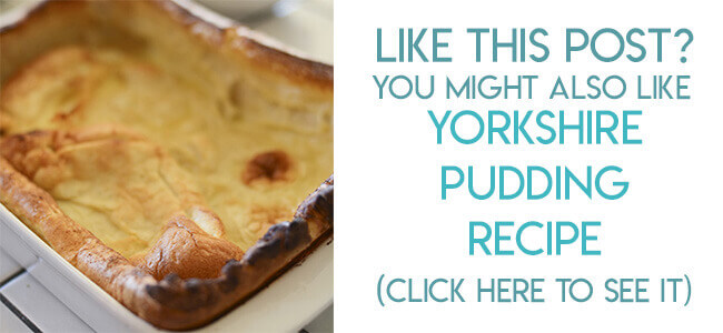 Navigational image leading reader to yorkshire pudding recipe