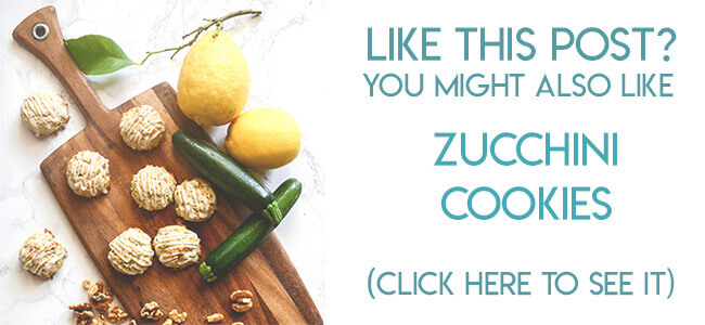 Navigational image leading reader to soft and delicious zucchini cookies with lemon glaze