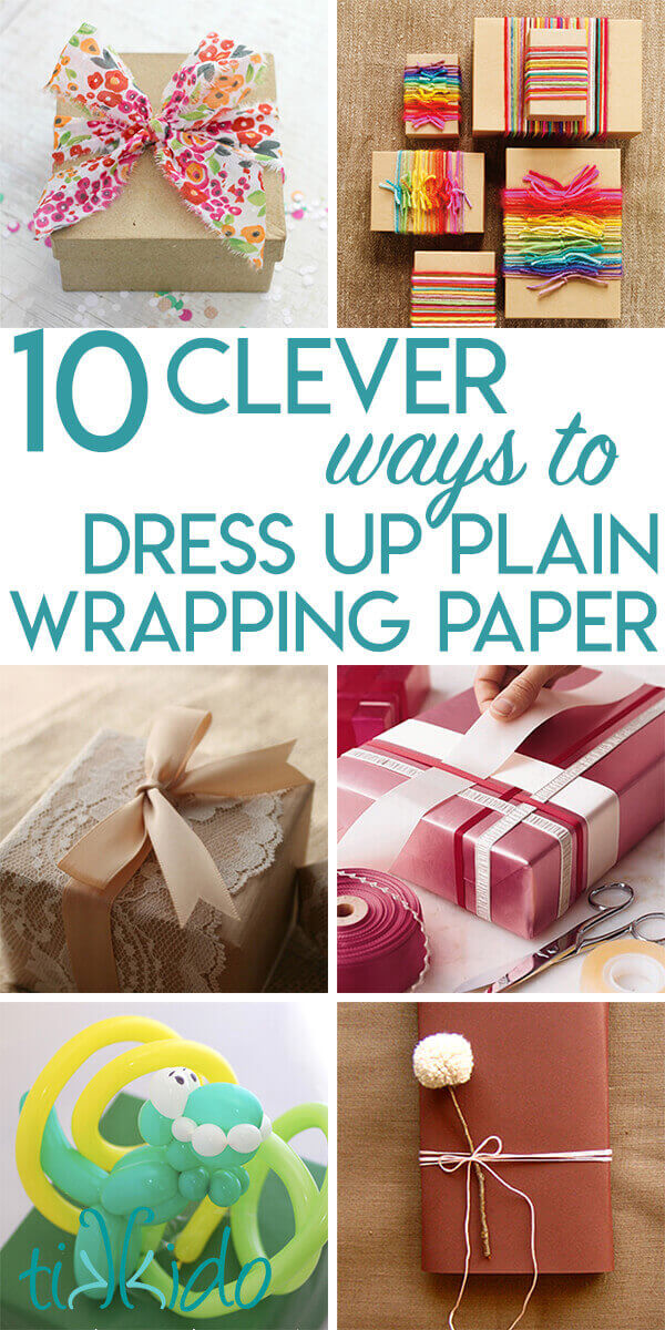 plain wrapping paper