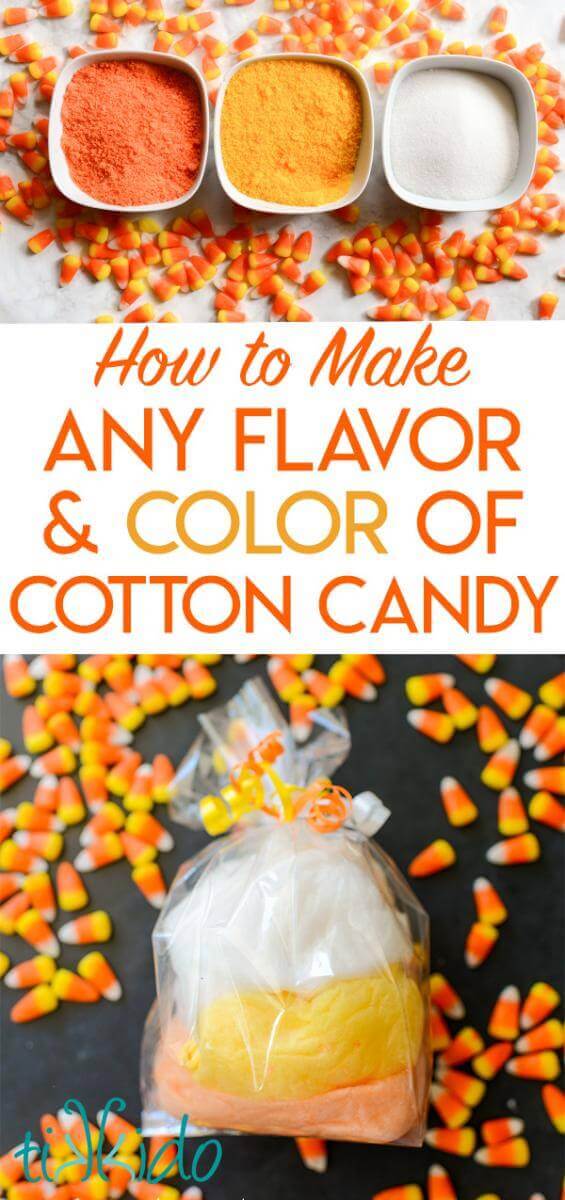 Tutorial for making gourmet cotton candy in any flavor and any color you can imagine.