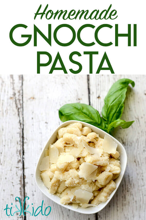 Homemade potato gnocchi is an easy pasta to make at home, and is so delicious!