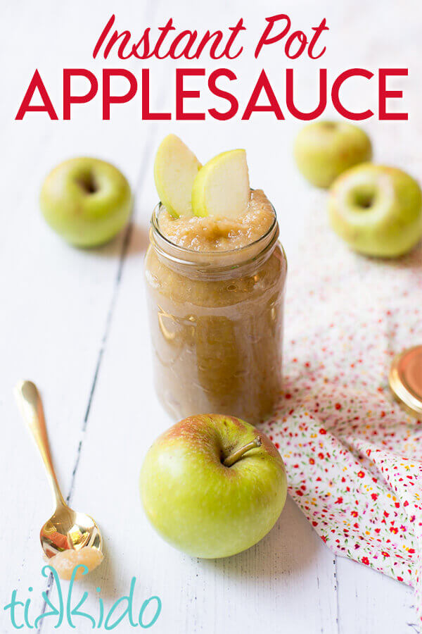 Instant Pot Applesauce Recipe with Canning Instructions