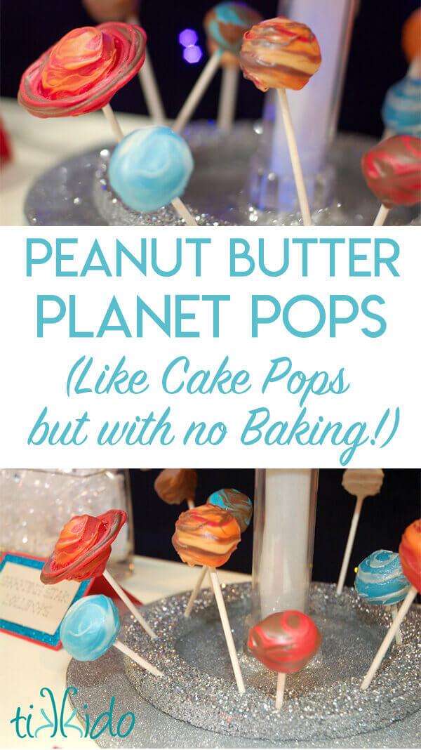 Collage of Peanut Butter Planet Pops optimized for Pinterest.