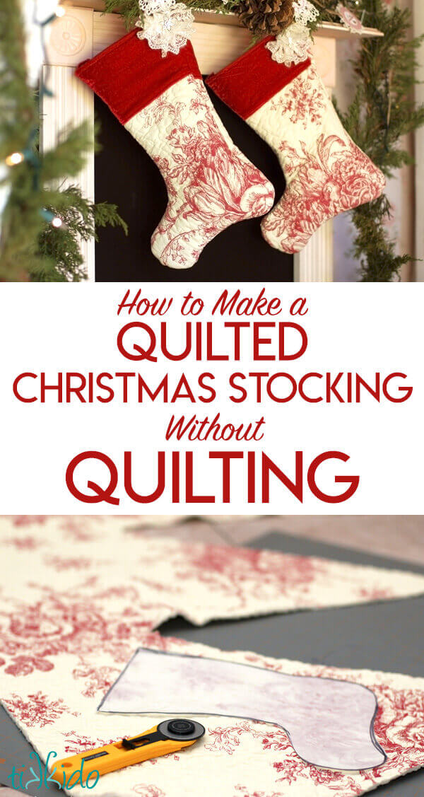 Free Quilted Christmas Stocking Pattern! — MADE JUST SEW