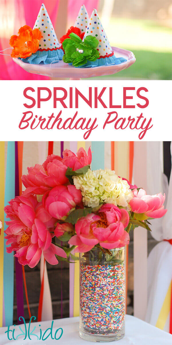 Sprinkles birthday party