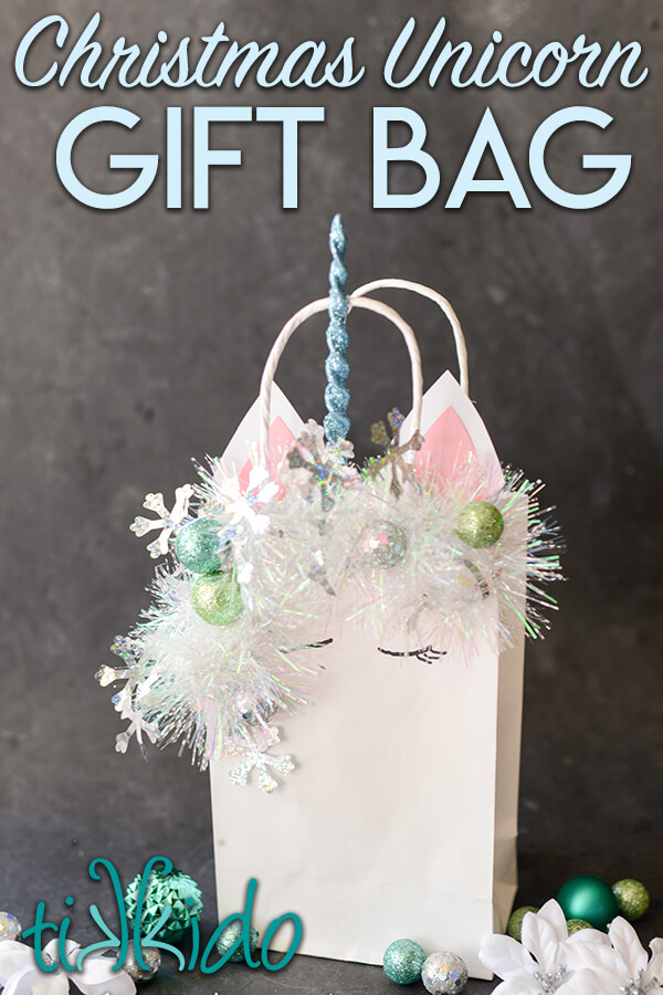 Unicorn christmas gift bag new arrivals