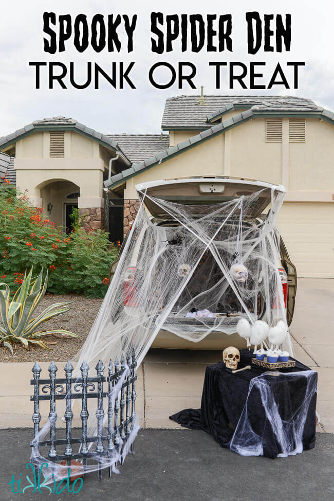 Spooky Spiders Den Halloween Trunk Or Treat Ideas