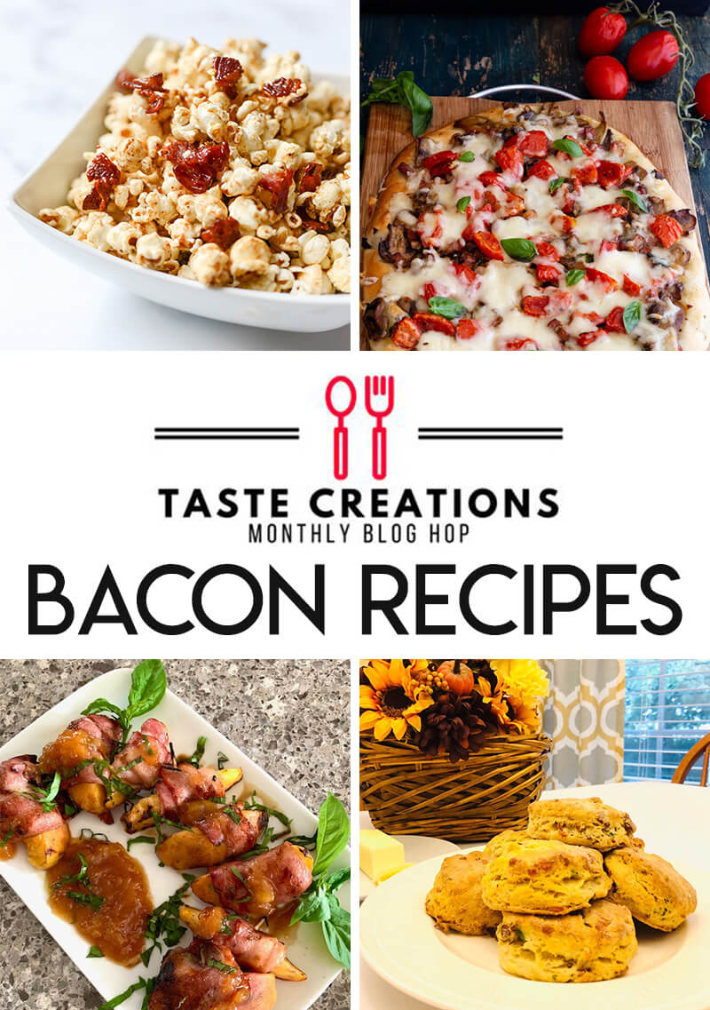 Collage of bacon recipes optimized for Pinterest.