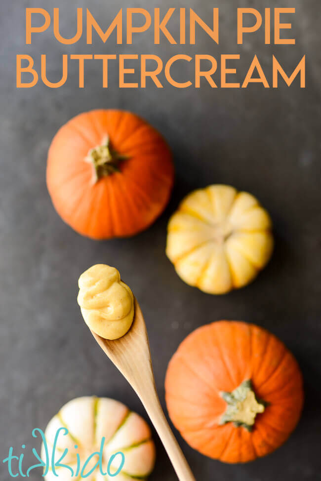 Pumpkin pie buttercream icing