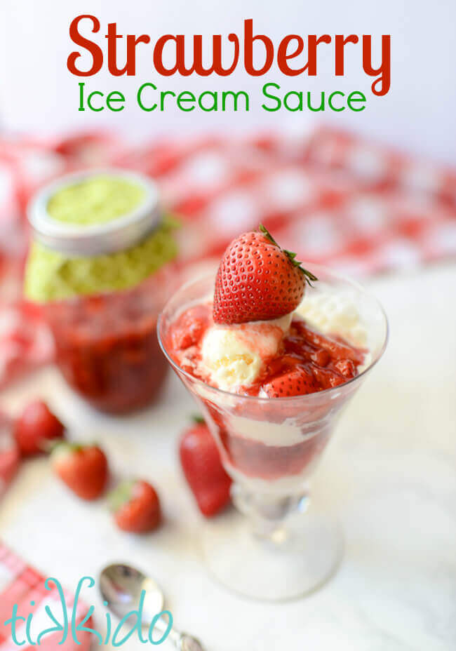 Strawberry sauce deals for ice cream