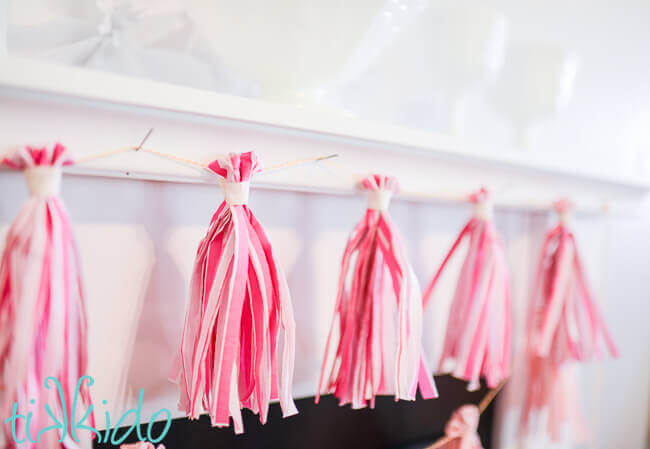 how to make tassel garland