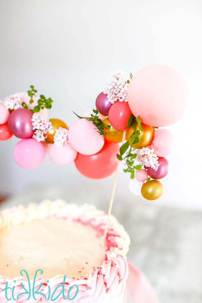 Easy Aldi Balloon Cake Hack! — MADE JUST SEW