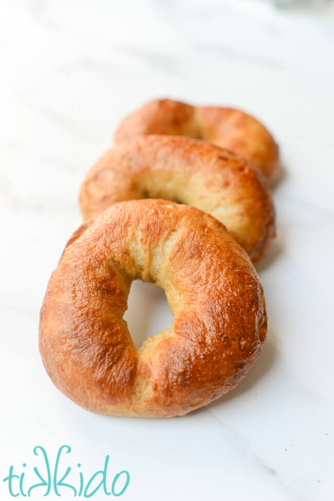 How to Make Bread Machine Bagels! Bread Machine Bagels are the