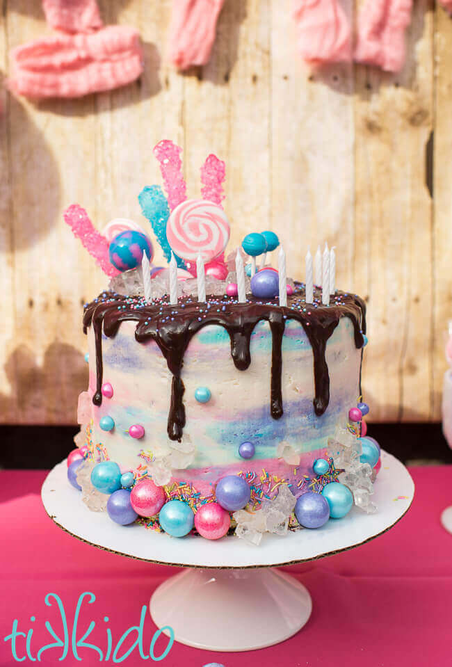 Cotton Candy Fluff Cake – Cool Cactus Candies