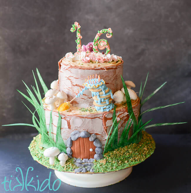 Fairy Princess and the Enchanted Forest Cake - Decorated - CakesDecor