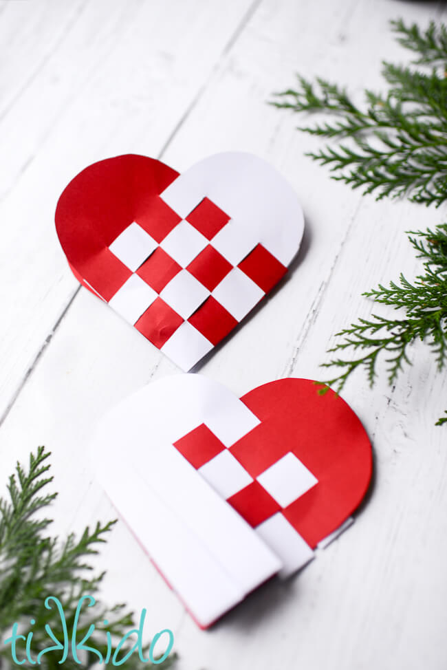 How To Make Woven Paper Hearts + Video Tutorial 