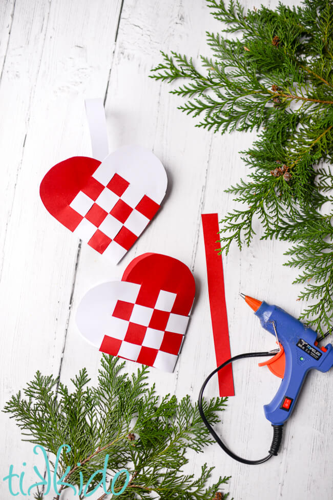 Paper Heart Decorations for Fun Holiday Decor - DIY Candy