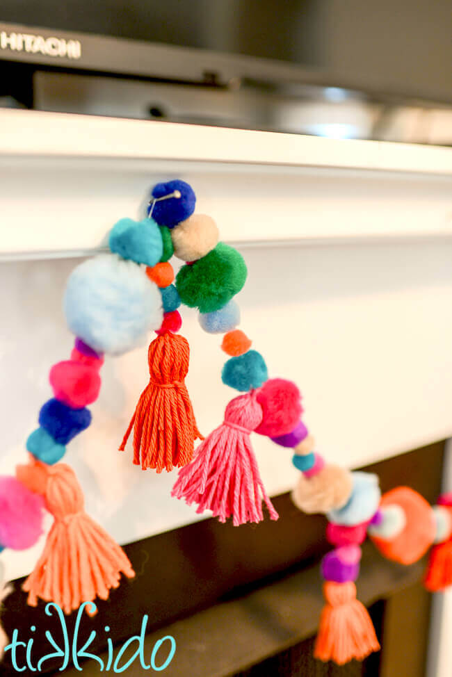 DIY The Perfect Tassel + Pom Pom Garland – Honestly WTF