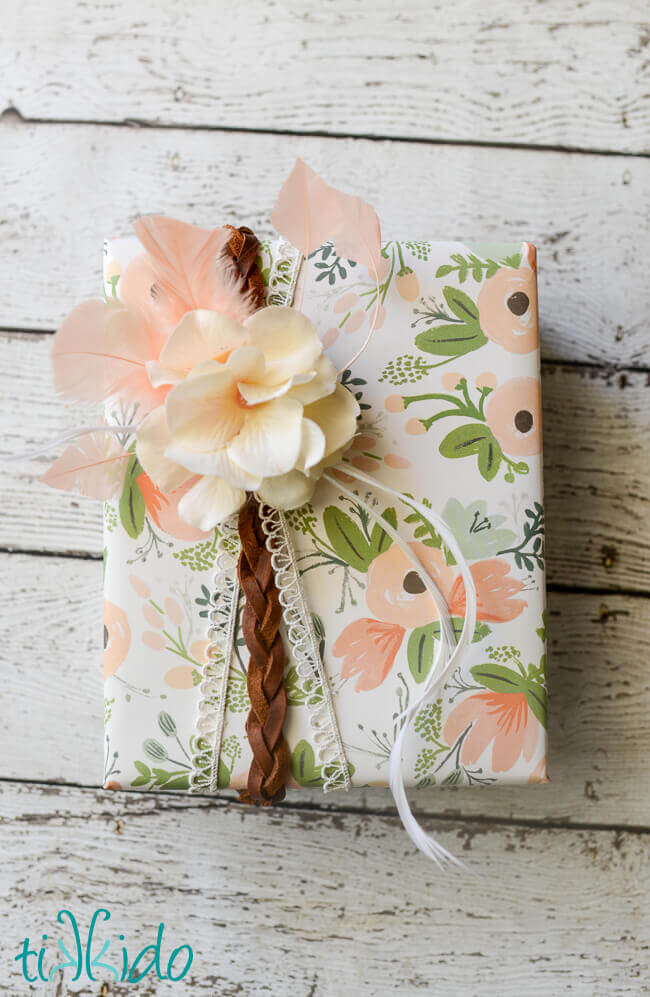 Boho Style Gift Wring Tutorial Tikkido